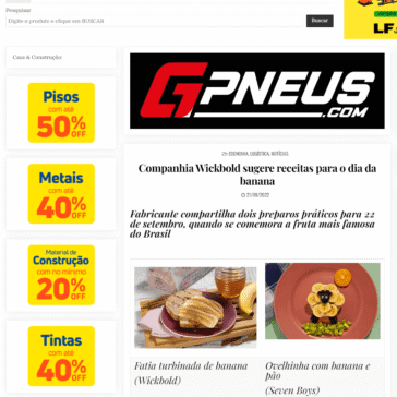 Companhia Wickbold sugere receitas para o dia da banana – Truck Brasil