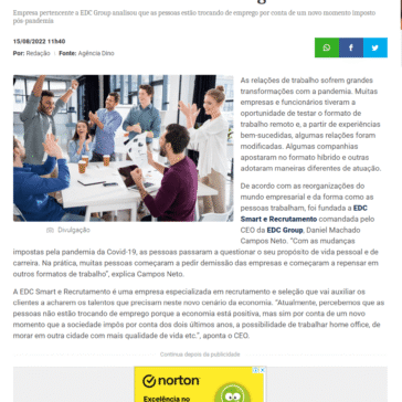 EDC Smart e Recrutamento chega ao mercado – Portal Novo Norte