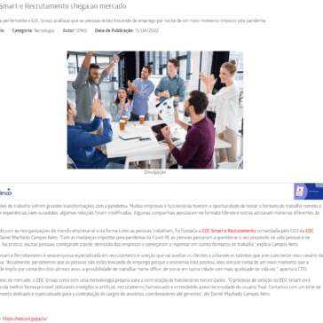 EDC Smart e Recrutamento chega ao mercado – Mundo do Marketing