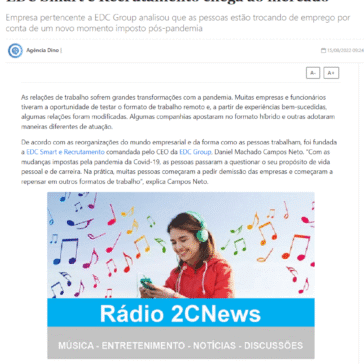 EDC Smart e Recrutamento chega ao mercado – Agência 2C News