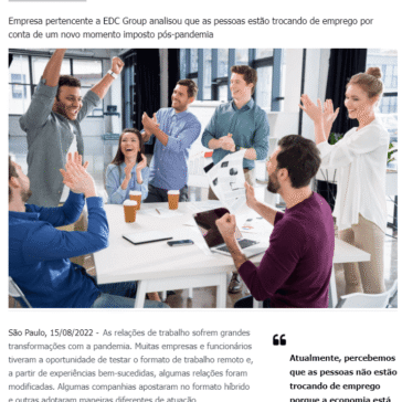 EDC Smart e Recrutamento chega ao mercado – Jornal Web Digital