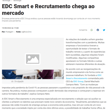 EDC Smart e Recrutamento chega ao mercado – JornalIntegração
