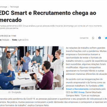 EDC Smart e Recrutamento chega ao mercado – Manchete Uberlândia