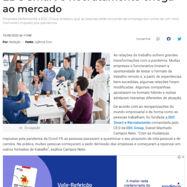 EDC Smart e Recrutamento chega ao mercado – Morato Hoje