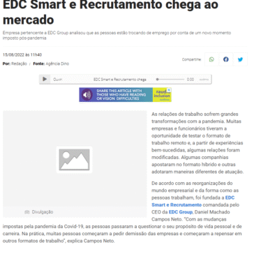 EDC Smart e Recrutamento chega ao mercado – www.pantanalemdia.com.br