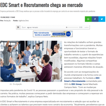 EDC Smart e Recrutamento chega ao mercado – DM Anápolis