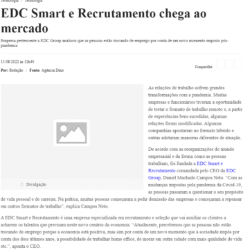 EDC Smart e Recrutamento chega ao mercado – Cabreúva Online