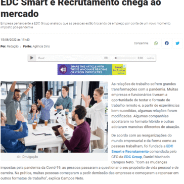 EDC Smart e Recrutamento chega ao mercado – Radio Quarteto