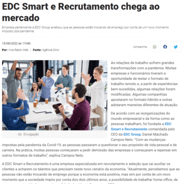 EDC Smart e Recrutamento chega ao mercado