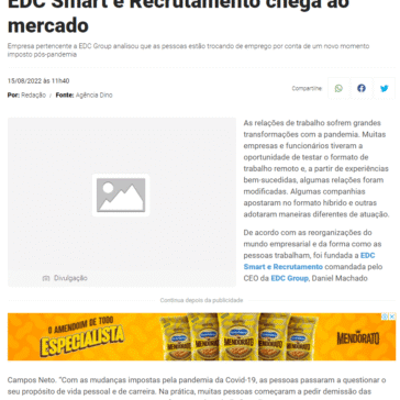 EDC Smart e Recrutamento chega ao mercado