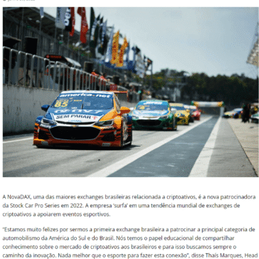 NovaDAX fecha patrocínio à Stock Car para temporada 2022 – MKT Esportivo
