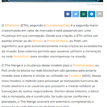 Ethereum 2.0: o que você precisa saber sobre o The Merge | Opinião – Portal do Bitcoin