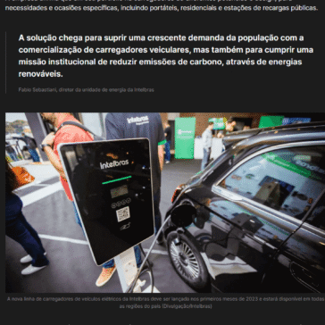 Intelbras lançará carregadores para carros elétricos – Showmetech
