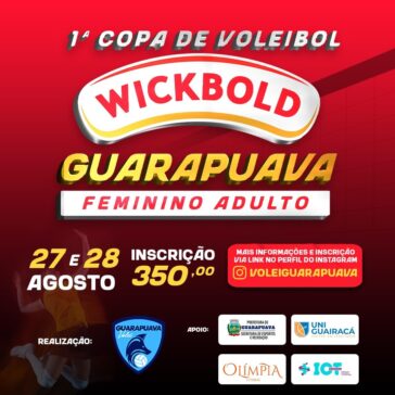 Wickbold patrocina equipes feminina e masculina de vôlei de Guarapuava