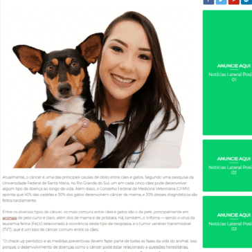 Setembro Lilás: 4 medidas para prevenir o câncer em animais – Sou Catarina