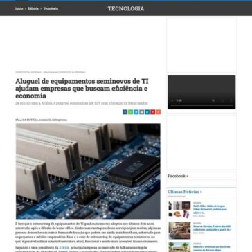 Aluguel de equipamentos seminovos de TI ajudam empresas que buscam eficiência e economia – Teclando Web