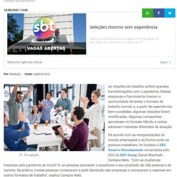 EDC Smart e Recrutamento chega ao mercado – TV Cariri