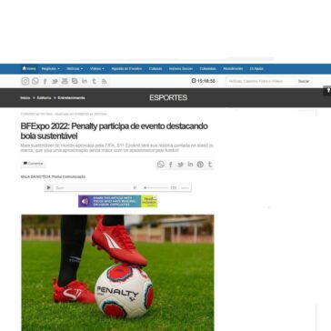 BFExpo 2022: Penalty participa de evento destacando bola sustentável – Gazeta da Semana