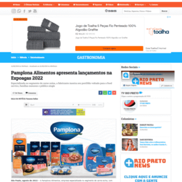 Pamplona Alimentos apresenta lançamentos na Expoagas 2022 – Rio Preto News
