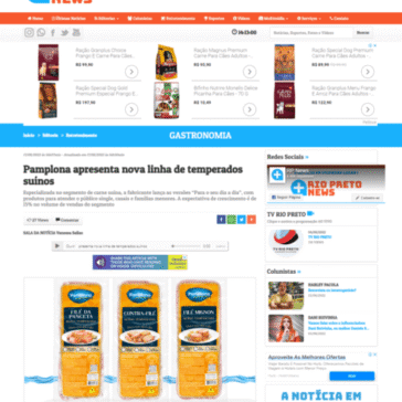 Pamplona apresenta nova linha de temperados suínos – Rio Preto News