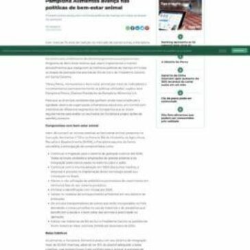 Pamplona Alimentos avança nas políticas de bem-estar animal-Suinocultura Industrial