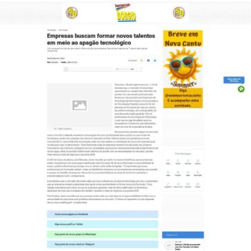 Empresas buscam formar novos talentos em meio ao apagão tecnológico – Novo Cantu Noticias