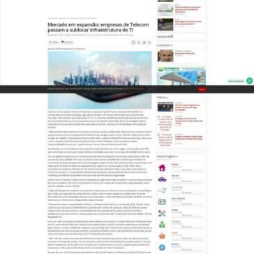 Mercado em expansão: empresas de Telecom passam a sublocar infraestrutura de TI – Gazeta do Centro Oeste