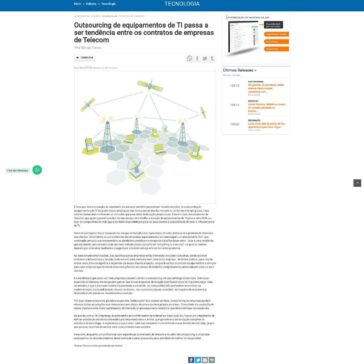 Outsourcing de equipamentos de TI passa a ser tendência entre os contratos de empresas de Telecom – Sala da Notícia