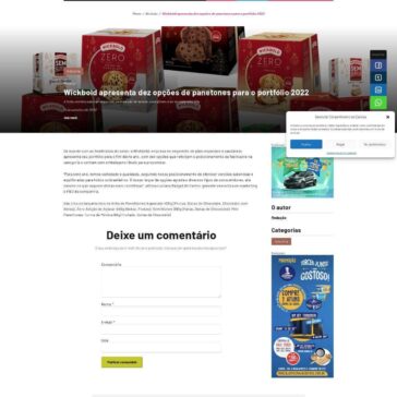 Wickbold apresenta dez opções de panettones para o portfólio 2022
