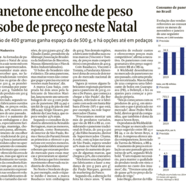Panetone encolhe de peso e sobe de preço neste Natal
