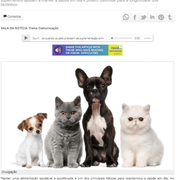 Nutrição além da ração: saiba quando os pets precisam de suplementação alimentar – Gazeta da Semana