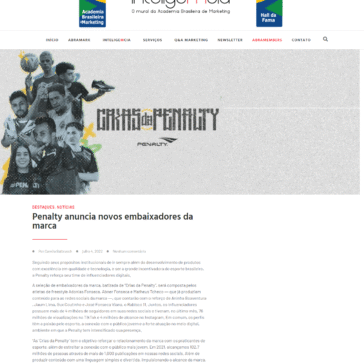 Penalty anuncia novos embaixadores da marca – Academia Brasileira de Marketing