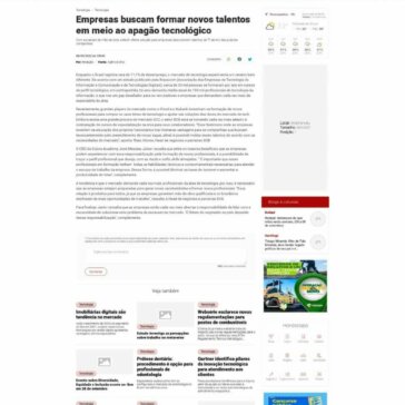 Empresas buscam formar novos talentos em meio ao apagão tecnológico – Portal Parazão Tem De Tudo