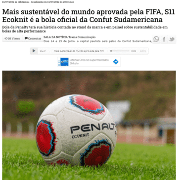 Mais sustentável do mundo aprovada pela FIFA, S11 Ecoknit é a bola oficial da Confut Sudamericana – Jornal Itaquera
