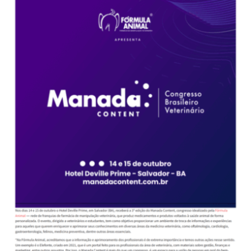 Fórmula Animal realiza congresso de medicina veterinária em Salvador – Portal Correio