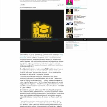 Cubos Academy e Toti Diversidade firmam parceria e concedem bolsas de estudo em Design UX/UI para imigrantes – Rio Preto News