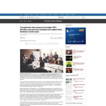 Thoughtworks abre programa de estágio 100% afirmativo para pessoas candidatas das regiões Norte, Nordeste e Centro-oeste – Gazeta da Semana