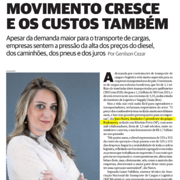 Movimento cresce e os custos também