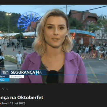 Segurança na Oktoberfest – TV NSC