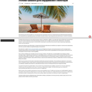 Período sabático gera engajamento e motivação – Hora Campinas