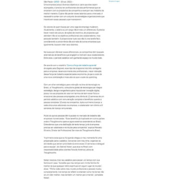 Período sabático gera engajamento e motivação – Agência Estado