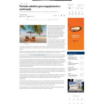 Período sabático gera engajamento e motivação – Garça em Foco