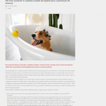 Pet mais saudável: 8 cuidados simples de higiene para a prevenção de doenças – Moreno Pet Blog