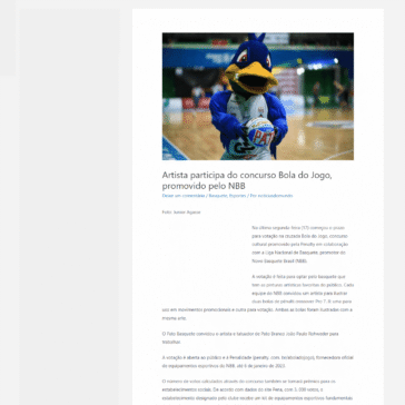 Artista participa do concurso Bola do Jogo, promovido pelo NBB – Notícias do Mundo