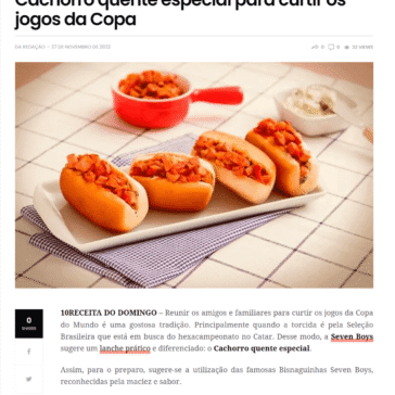 Cachorro quente especial para curtir os jogos da Copa – Travaelpedia