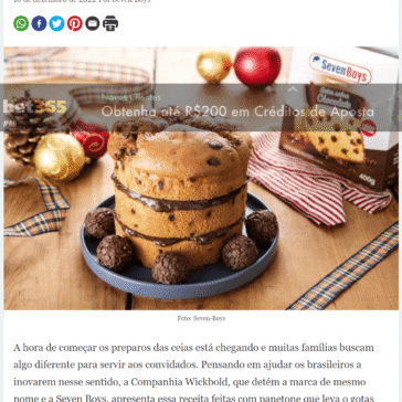 Receita de Naked cake de panetone com recheio de brigadeiro – Comida e Receitas