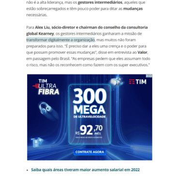 “Você nasce feliz, casa feliz, então você trabalha e vem essa separação da felicidade” – Valor Econômico