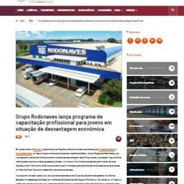 Grupo Rodonaves lança programa de capacitação profissional para jovens em situação de desvantagem econômica – Carta de Logística