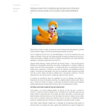 Férias com o pet: confira quais são os cuidados essenciais na hora de viajar com os bichinhos – Atitudes no Esporte