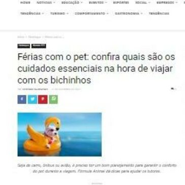 Férias com o pet: confira quais são os cuidados essenciais na hora de viajar com os bichinhos – Não perde não